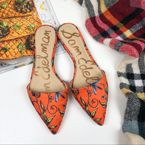 Sam Edelman Shoes - FINAL SALE! Sam Edelman floral pointed mules